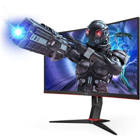 MONITOR  AOC 27 inch, Gaming, VA, Full HD (1920 x 1080), curbat, 300 cd/mp, 0.5 ms, DisplayPort | HDMI x 2, "C27G2ZE/BK" (timbru