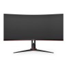 MONITOR  AOC 34 inch, Gaming, VA, UWQHD (3440 x 1440), curbat, 300 cd/mp, 1 ms, DisplayPort | HDMI x 2, "CU34G3S/BK" (timbru ver