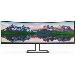 MONITOR  Philips 49 inch, Gaming, VA, 5K UHD (5120 x 1440), Ultra Wide | curbat, 550 cd/mp, 4 ms, DisplayPort | HDMI x 3, "498P9