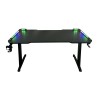 BIROU GAMING Spacer, dimensiuni 1400 x 600 x 18 mm, blat MDF invelit in fibra de carbon, suport casti, suport cana/pahar, picioa