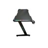 BIROU GAMING Spacer, dimensiuni 1400 x 600 x 18 mm, blat MDF invelit in fibra de carbon, suport casti, suport cana/pahar, picioa