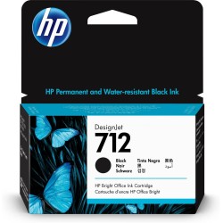 Cartus cerneala Original HP Black, nr.712, pentru DesignJet Studio 24|Studio 36|T230|T250|T630|T650, 38ml, (timbru verde 0.15 le