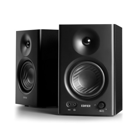 BOXE EDIFIER 2.0, RMS:  42W (2 x 21W), studio monitor, volum, bass, treble, intrare jack 6.35 TRS balanced, RCA, iesire casti, b