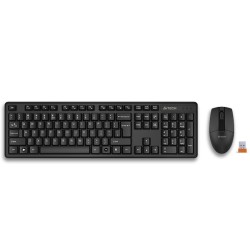 Kit TASTATURA si Mouse A4TECH, "GK-3+G3-330N", wireless, 104 taste format standard, mouse 1000dpi, 3/1 butoane, negru, "3330N" (