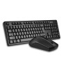 Kit TASTATURA si Mouse A4TECH, "GK-3+G3-330N", wireless, 104 taste format standard, mouse 1000dpi, 3/1 butoane, negru, "3330N" (