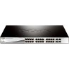 SWITCH PoE D-LINK Smart 24 porturi Gigabit (24 PoE) +  4 porturi combo SFP, IEEE 802.3af/at, carcasa metalica. "DGS-1210-28P"(ti