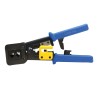 CLESTE sertizare mufe, LOGILINK, functii: sertizare mufe, decupare si taiere cablu, pentru mufe MP0027 / MP0077. "WZ0037"