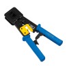 CLESTE sertizare mufe, LOGILINK, functii: sertizare mufe, decupare si taiere cablu, pentru mufe MP0027 / MP0077. "WZ0037"