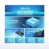 ROUTER TP-LINK wireless AX3000, 3000Mbps,1 x WAN Gigabit, 4 porturi Gigabit,1 x USB 3.1, 2.4 Ghz/5 Ghz dual band, 4 antene exter