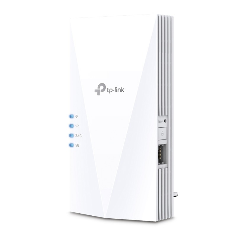 RANGE EXTENDER TP-LINK wireless  AX1500, 1500Mbps, 1 port Gigabit,  2 antene interne, 2.4 / 5Ghz dual band, Wi-Fi 6, "RE500X" (t