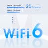 RANGE EXTENDER TP-LINK wireless  AX1800, 1800Mbps, 1 port Gigabit,  2 antene interne, 2.4 / 5Ghz dual band, Wi-Fi 6, "RE600X" (t