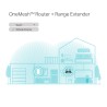 RANGE EXTENDER TP-LINK wireless  AX1800, 1800Mbps, 1 port Gigabit,  2 antene interne, 2.4 / 5Ghz dual band, Wi-Fi 6, "RE600X" (t
