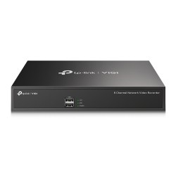 NVR TP-Link VIGI, 8 canale,  capacitate max 10 TB, porturi HDMI | VGA | Retea RJ45 | 2 x USB 2.0, "VIGI NVR1008H" (timbru verde 