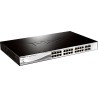 SWITCH PoE D-LINK Smart 24 porturi Gigabit (24 PoE) +  4 porturi combo SFP, IEEE 802.3af/at, carcasa metalica. "DGS-1210-28P"(ti