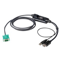 CONVERTOR CONSOLA ATEN, convertor display port console KVM "CV190-AT" (timbru verde 0.8 lei)