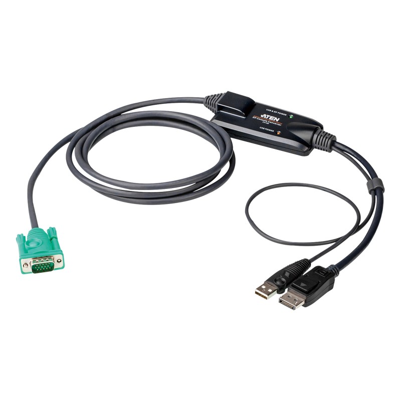 CONVERTOR CONSOLA ATEN, convertor display port console KVM "CV190-AT" (timbru verde 0.8 lei)