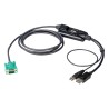 CONVERTOR CONSOLA ATEN, convertor display port console KVM "CV190-AT" (timbru verde 0.8 lei)