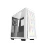 CARCASA DEEPCOOL, Middle Tower, E-ATX, "CK560 WH", fara sursa, sticla securizata, 3 x 120mm RGB fan, 1 x 140mm black fan , USB 3