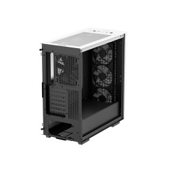 CARCASA DEEPCOOL, Middle Tower, E-ATX, "CK560 WH", fara sursa, sticla securizata, 3 x 120mm RGB fan, 1 x 140mm black fan , USB 3