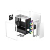 CARCASA DEEPCOOL, Middle Tower, E-ATX, "CK560 WH", fara sursa, sticla securizata, 3 x 120mm RGB fan, 1 x 140mm black fan , USB 3