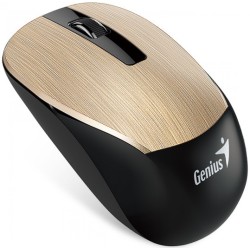 MOUSE Genius, "NX-7015", PC sau NB, wireless, 2.4GHz, optic, 1600 dpi, butoane/scroll 3/1, , auriu, "31030019402" (timbru verde 