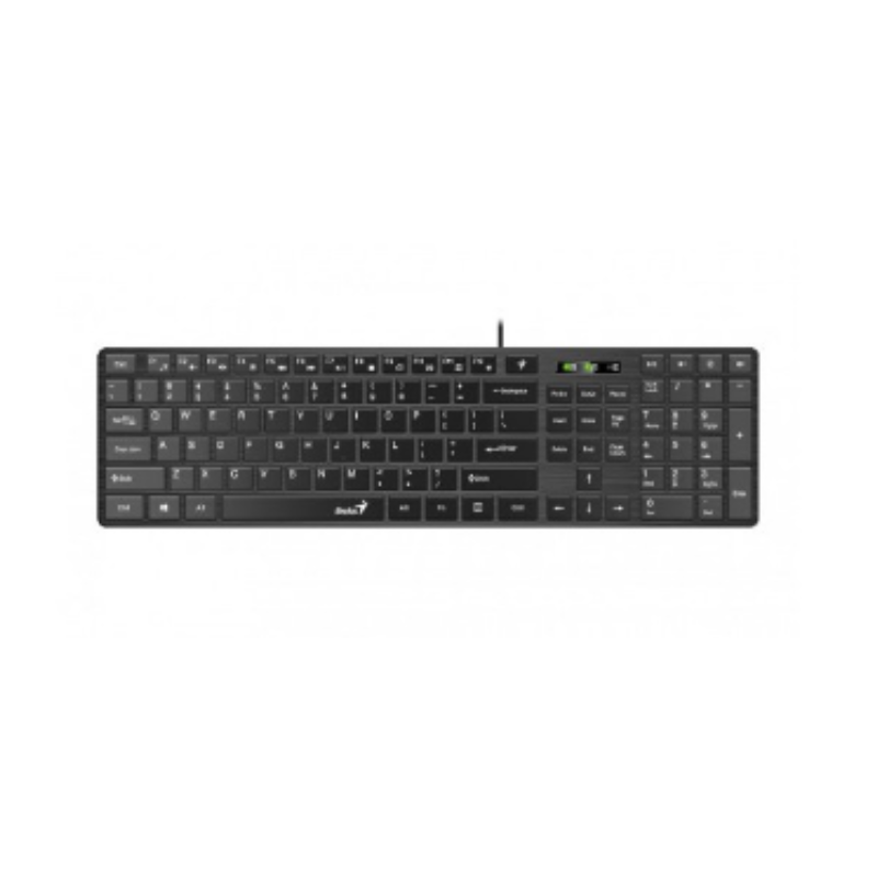 TASTATURA GENIUS USB, 104 taste (chocolate style), black, "SlimStar 126" "31310017400"  (timbru verde 0.8 lei)