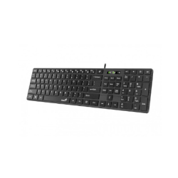 TASTATURA GENIUS USB, 104 taste (chocolate style), black, "SlimStar 126" "31310017400"  (timbru verde 0.8 lei)
