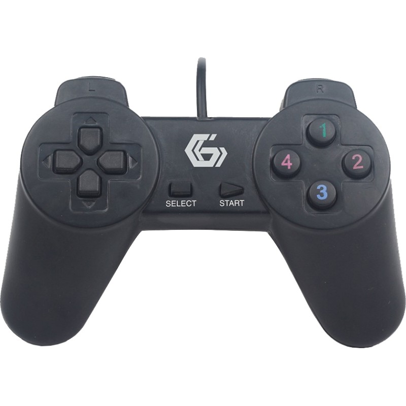 GAMEPAD cu fir GEMBIRD, PC, USB, negru, "JPD-UB-01" (timbru verde 0.8 lei)