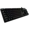 LOGITECH G512 CARBON LIGHTSYNC RGB Mechanical Gaming Keyboard with GX Brown switches-CARBON-US INTL-USB "920-009352" (timbru ver