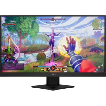MONITOR HP 24.5 inch, Gaming, IPS, Full HD (1920 x 1080), Wide, 400 cd/mp, 1 ms, DisplayPort | HDMI, "22J05AA" (timbru verde 7 l