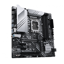 PLACA de BAZA Asus "PRIME Z690M+ D4", skt LGA 1700, mATX, Intel Z690, 4 x DDR4, max. 128 GB, 4 x SATA, 3 x M.2, 5.1, "PRIME Z690