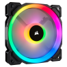 VENTILATOR Corsair, pt carcasa PC, 120 mm, 1500 rpm, LED RGB, 1 ventilator, "CO-9050071-WW"