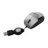 MOUSE Genius, "Micro Traveler V2", PC sau NB, cu fir, USB, optic, 1200 dpi, butoane/scroll 3/1, , gri, "31010125102" (timbru ver