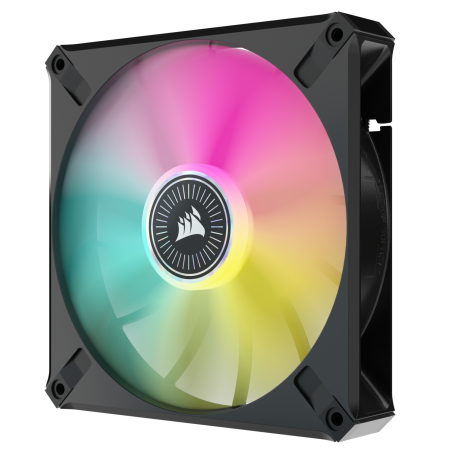 VENTILATOR Corsair, pt carcasa PC, 140 mm, 1600 rpm, LED RGB, 1 ventilator, "CO-9050114-WW"