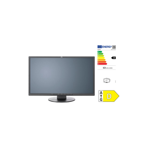 MONITOR Fujitsu 23.8 inch, home | office, IPS, Full HD (1920 x 1080), Wide, 250 cd/mp, 5 ms, DisplayPort | DVI-D | VGA, "S26361-
