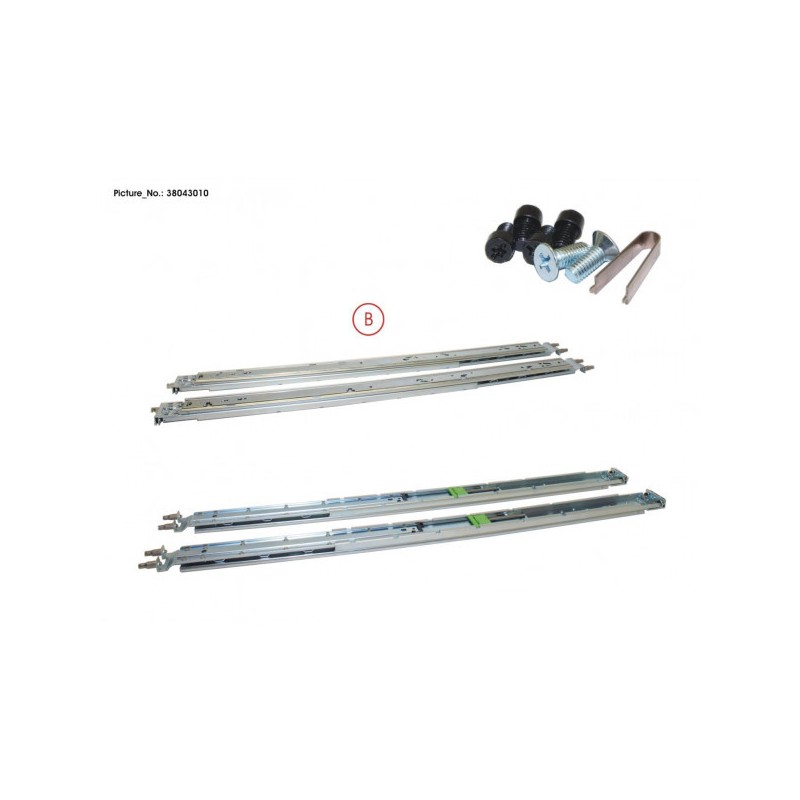 Rack Mount Kit F1 Slim Line FUJ OpenBox "S26361-F2735-L401"