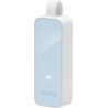 ADAPTOR RETEA TP-LINK , extern, USB 2.0, port RJ-45, 100 Mbps, "UE200" (timbru verde 0.18 lei)