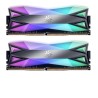 Memorie DDR Adata - gaming DDR4 16 GB, frecventa 3200 MHz, 8 GB x 2 module, radiator, iluminare RGB, "AX4U32008G16A-DT60"