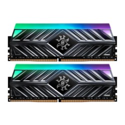 Memorie DDR Adata - gaming DDR4 32 GB, frecventa 3200 MHz, 16 GB x 2 module, radiator, iluminare RGB, "AX4U320016G16A-DT4"
