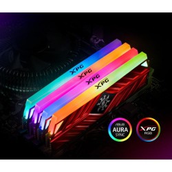 Memorie DDR Adata - gaming DDR4 32 GB, frecventa 3200 MHz, 16 GB x 2 module, radiator, iluminare RGB, "AX4U320016G16A-DT4"