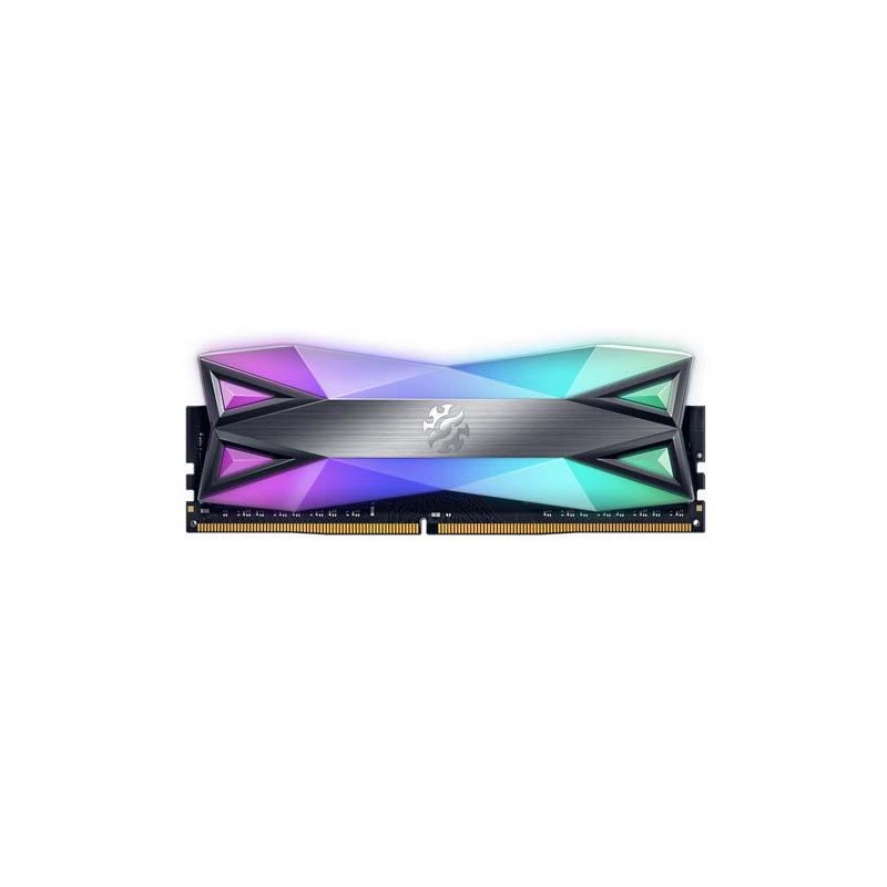 Memorie DDR Adata - gaming DDR4 8 GB, frecventa 3200 MHz, 1 modul, radiator, iluminare RGB, "AX4U32008G16A-ST60"