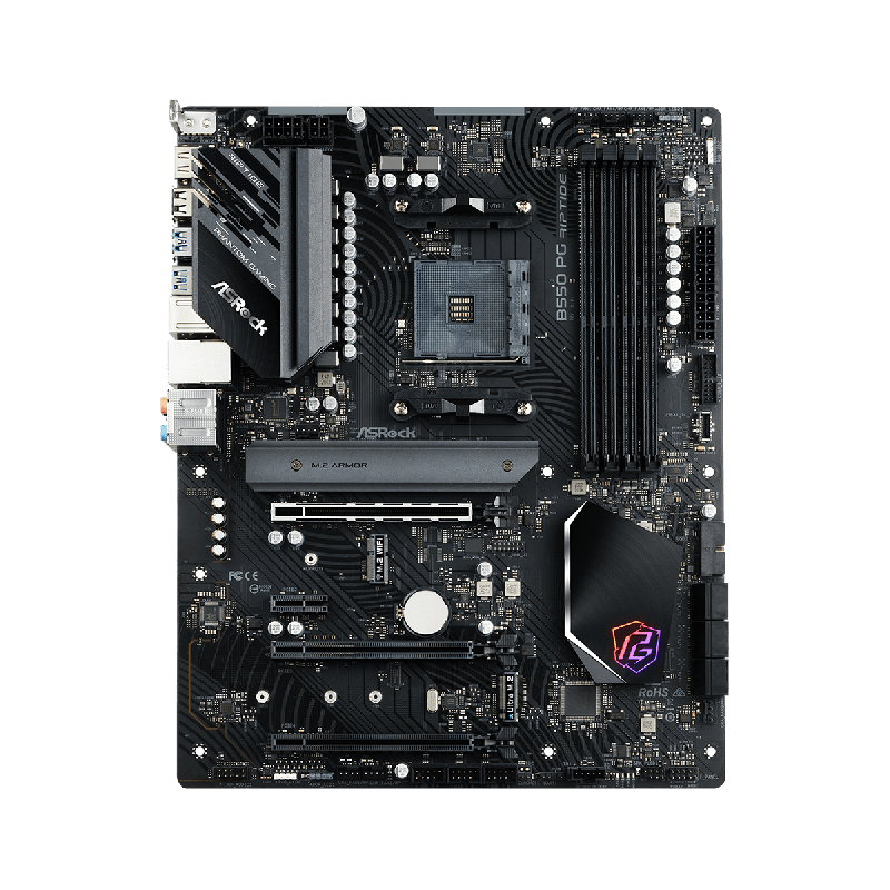 PLACA de BAZA Asrock "B550 PG RIPTIDE", skt AM4, ATX, AMD B550, 4 x DDR4, max. 128 GB, 6 x SATA, 3 x M.2, 7.1, "B550 PG RIPTIDE"