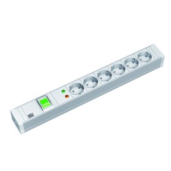 BM IT PDU  power strip 6x sockets PVC "BM-333.605" (timbru verde 4 lei)