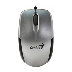 MOUSE Genius, "Micro Traveler V2", PC sau NB, cu fir, USB, optic, 1200 dpi, butoane/scroll 3/1, , gri, "31010125102" (timbru ver