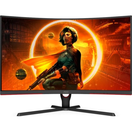 MONITOR  AOC - gaming 31.5 inch, Gaming, VA, Full HD (1920 x 1080), curbat, 250 cd/mp, 1 ms, DisplayPort | HDMI, "C32G3AE/BK" (t