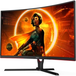 MONITOR  AOC - gaming 31.5 inch, Gaming, VA, Full HD (1920 x 1080), curbat, 250 cd/mp, 1 ms, DisplayPort | HDMI, "C32G3AE/BK" (t