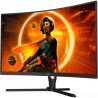 MONITOR  AOC - gaming 31.5 inch, Gaming, VA, Full HD (1920 x 1080), curbat, 250 cd/mp, 1 ms, DisplayPort | HDMI, "C32G3AE/BK" (t