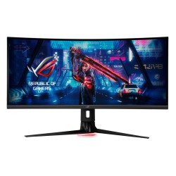 MONITOR Asus 34 inch, Gaming, IPS, UWQHD (3440 x 1440), curbat, 400 cd/mp, 1 ms, DisplayPort | HDMI, "XG349C" (timbru verde 7 le