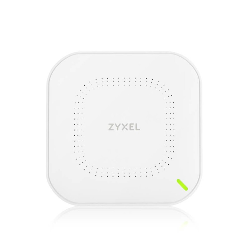 ACCESS POINT ZyXel, interior, 1200 Mbps, port Gigabit x 1, antena interna x 2, PoE, 2.4 - 5 GHz, "NWA50AX-EU0102F" (timbru verde