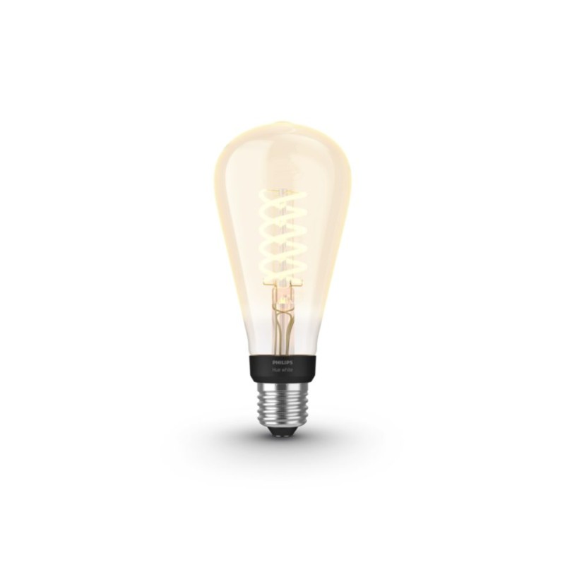 BEC smart LED Philips, soclu E27, putere 7W, forma oval, lumina alb calda, alimentare 220 - 240 V, "000008719514279179" (timbru 